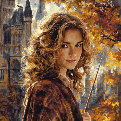 Emma Watson: The Wisdom Of Hermione And Beyond Painting Number Kit