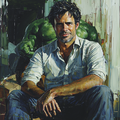 Mark Ruffalo: The Compassionate Hulk Of Modern Cinema Paint By Numbers Art