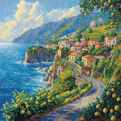 Amalfi Coast - Italy Paint By Number