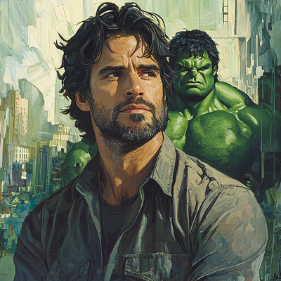 Mark Ruffalo: The Compassionate Hulk Within Paint By Numbers Kits