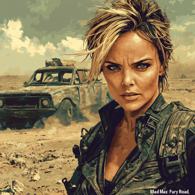 Charlize Theron: The Fearless Warrior Of Cinema Paint By Numbers