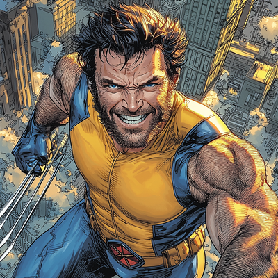 Hugh Jackman: The Dynamic Force Of The Musical Wolverine Paint By Numbers Art