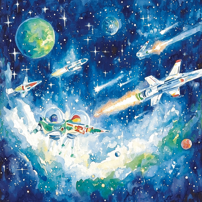 Buzz Lightyear's Star Command - Disney Inspired Numbered Painting Kits