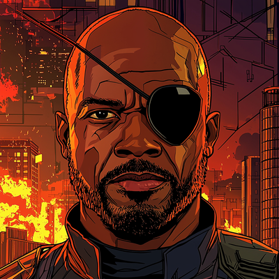 Samuel L. Jackson: The Commanding Force Of Nick Fury Paint By Numbers Art