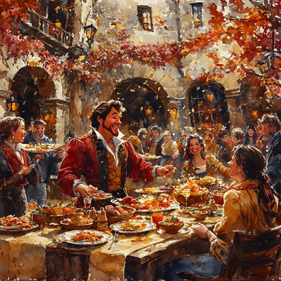 Gaston’s Whimsical Feast - Disney Inspired Numbered Painting Kits