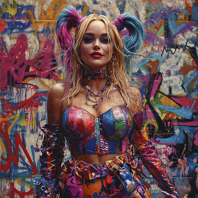 Margot Robbie: The Fearless Force Of Harley Quinn Paint By Numbers