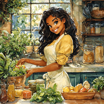 Tiana's Dream Of Culinary Success - Disney Inspired Painting Number Kit