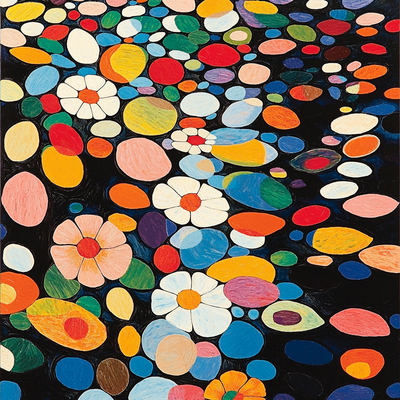 Wassily Kandinsky Inspired The Abstract Petals Paint By Numbers Art