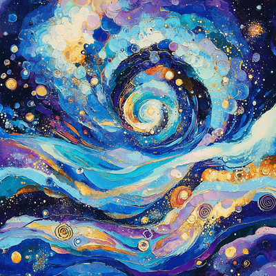 Wassily Kandinsky Inspired Celestial Rhythms Painting Number Kit