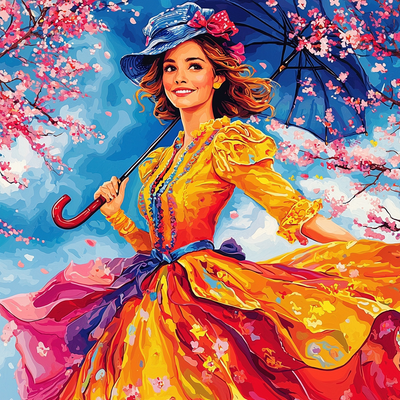 Emily Blunt: The Spirited Star Of Mary Poppins Paint By Numbers