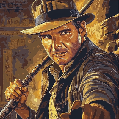 Harrison Ford: From Intergalactic Smuggler To Adventurous Archaeologist Paint By Numbers