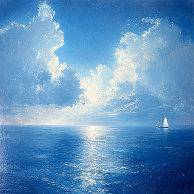 J.M.W. Turner Inspired Nautical Horizon Painting By Numbers Kit