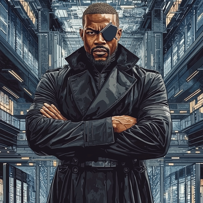 Samuel L. Jackson: The Commanding Voice Of Fury Paint By Numbers