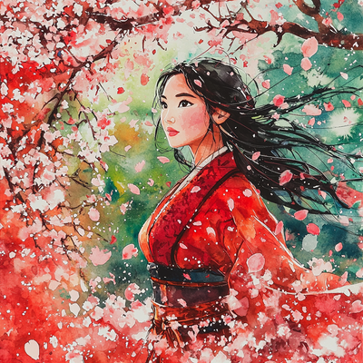 Mulan's Valor - Disney Inspired Paint By Numbers Kits