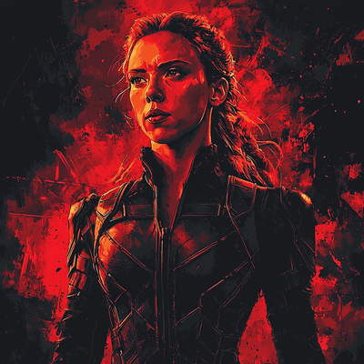 Scarlett Johansson: The Enigmatic Black Widow Unveiled Paint By Numbers Art