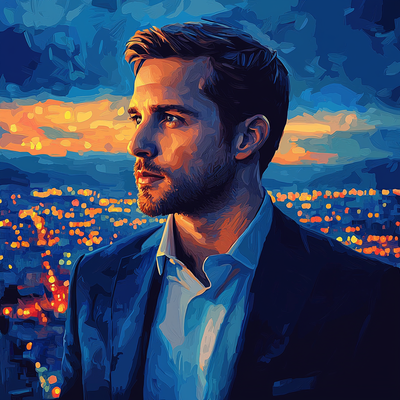 Ryan Gosling: Embracing The Noir Of A La La Land Dreamer Number Painting