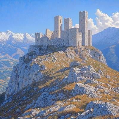 Rocca Calascio - Abruzzo Paint By Number