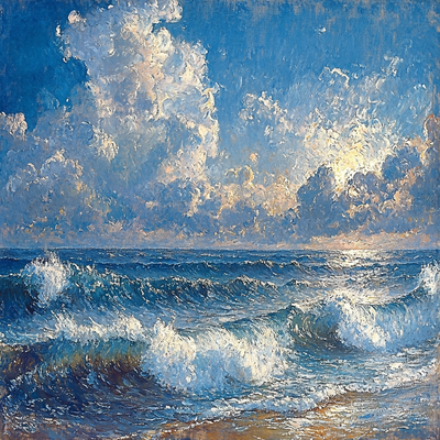 J.M.W. Turner Inspired Ocean's Echo Painting By Numbers Kit