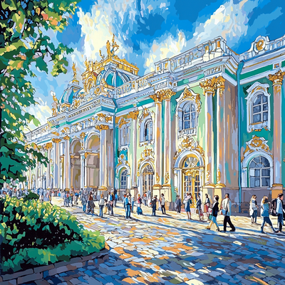 The Hermitage Museum Numbered Painting Kits