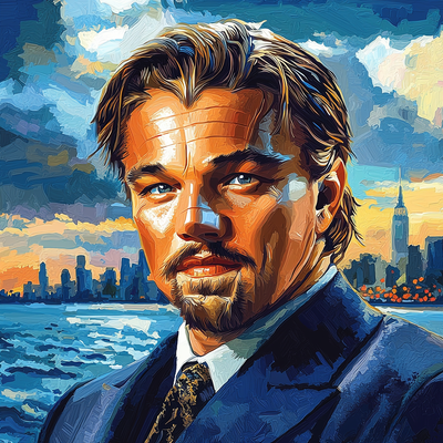 Leonardo DiCaprio: Navigating Through Titanic Dreams Paint By Numbers Art