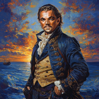 Leonardo DiCaprio: Navigating The Depths Of Talent Paint By Numbers Art