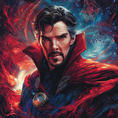 Benedict Cumberbatch: The Mastermind Behind Doctor Strange Paint By Numbers Art