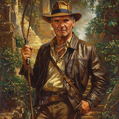 Harrison Ford: The Legendary Adventurer Unfolds Paint By Numbers