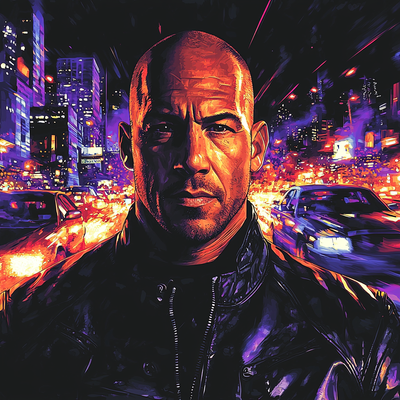 Vin Diesel: The Heart Of Family In Fast & Furious Paint By Numbers Art