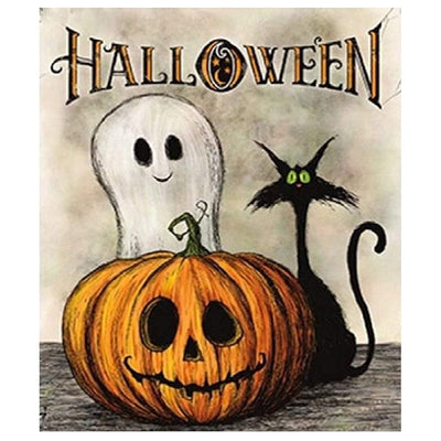 Paint By Number Halloween Pumpkin DIY Acrylic Painting Kit