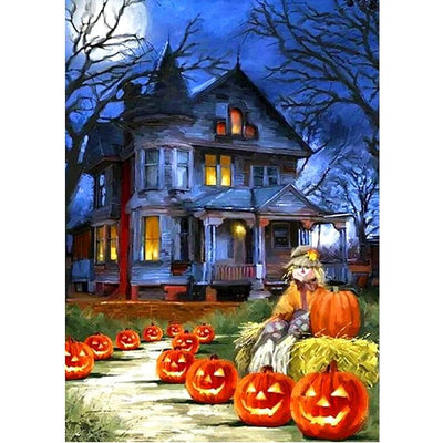 Halloween Diamond Art Painting Kit Full Round Drill