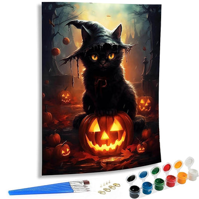 Paint By Numbers Cat Art Kit For Home Decor