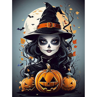 Halloween Diamond Art Kit 5D Gem Painting For Home Decor