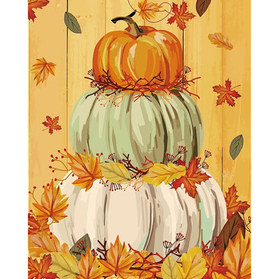 DIY Painting By Number Kit 16x20 Inch Canvas Autumn Design