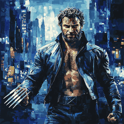 Hugh Jackman: The Versatile Force Of Musical And Marvel Paint By Numbers Art