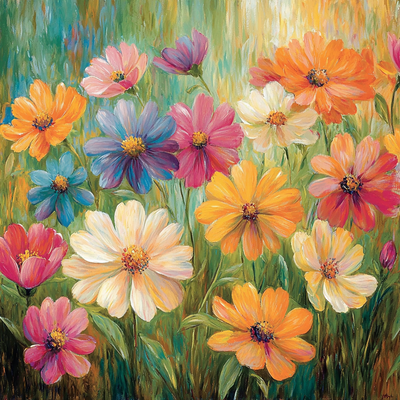 Pierre-Auguste Renoir Inspired The Joy Of Spring Paint By Numbers Art