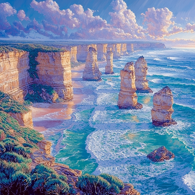 Twelve Apostles - Victoria Paint By Number