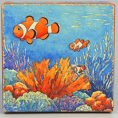 Nemo's Coral Celebration - Disney Inspired Painting By Numbers Kit