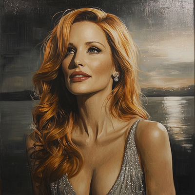 Jessica Chastain: The Powerhouse Of Transformation Paint By Numbers