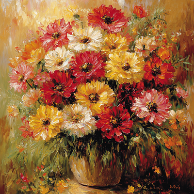 Pierre-Auguste Renoir Inspired Fragrant Blossoms Paint By Numbers