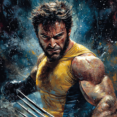 Hugh Jackman: The Wolverine Within Paint By Numbers Kits