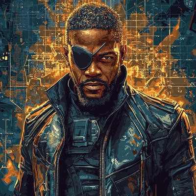 Samuel L. Jackson: The Iconic Presence Of Nick Fury Paint By Numbers Kits