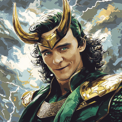 Tom Hiddleston: The Enigmatic Trickster Of Loki Paint By Numbers