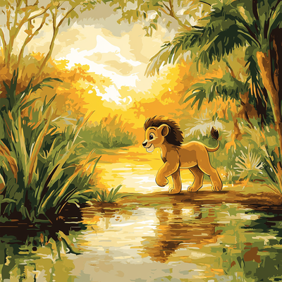 Nala's Jungle Journey - Disney Inspired Painting Number Kit