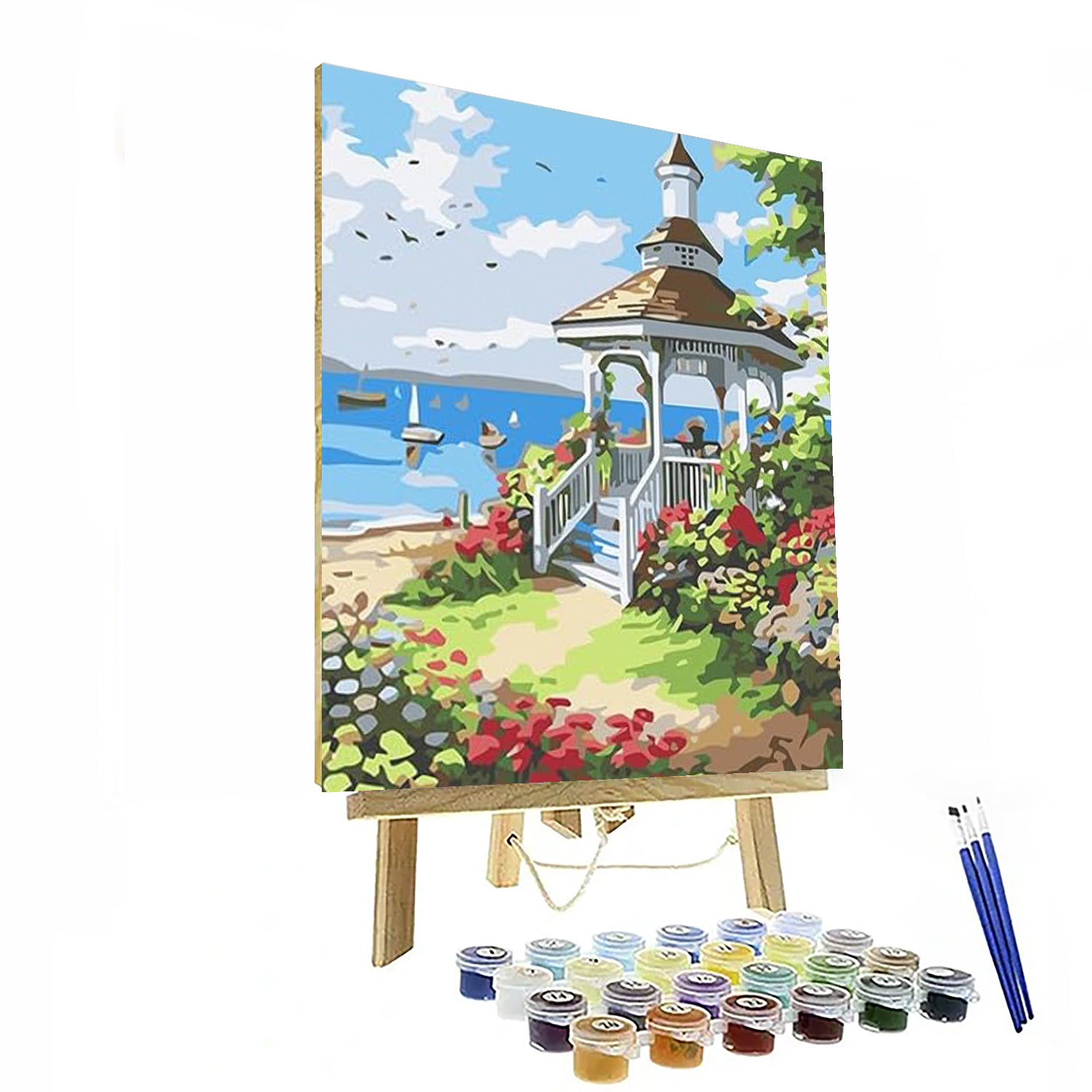 4 Set Of Scenic Serenity Paint By Numbers Kit – Artistry Rack