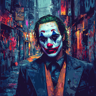 Joaquin Phoenix: The Artistry Of The Joker Number Painting