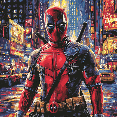 Ryan Reynolds: Humor And Heroics Beyond Deadpool Painting Number Kit