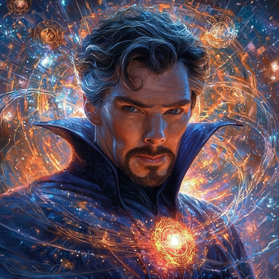 Benedict Cumberbatch: Weaving The Mystique Of Doctor Strange Painting Number Kit