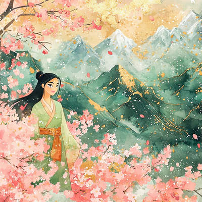 Mulan's Journey To Courage - Disney Inspired Paint By Numbers Art