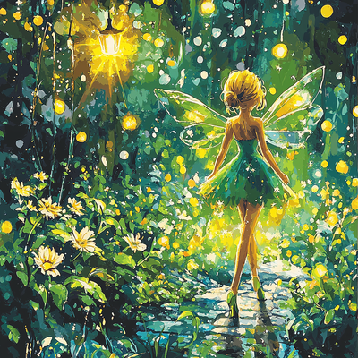 Tinker Bell's Fairy Festival - Disney Inspired Painting By Numbers Kit