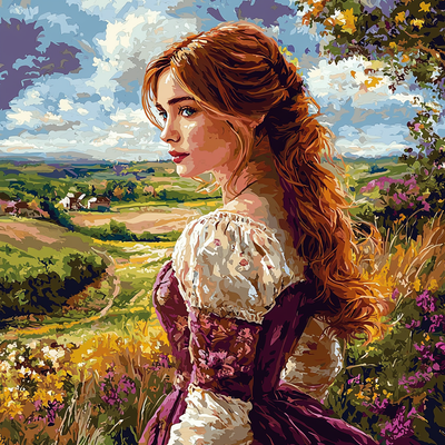 Saoirse Ronan: Enchanting With Youthful Elegance And Wisdom Painting Number Kit